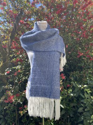 Echarpe laine et pur mohair de chevreau
