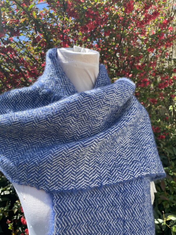 Echarpe laine et pur mohair de chevreau