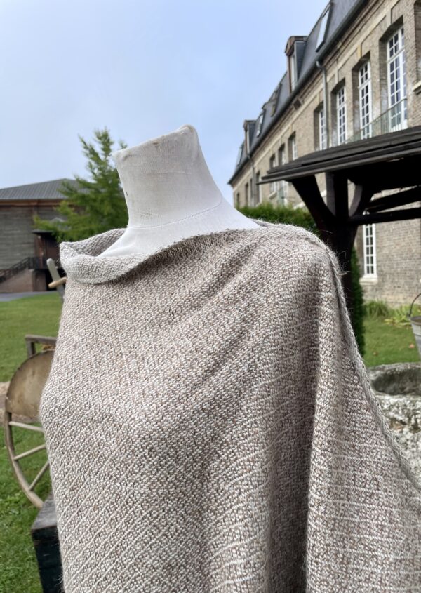 Poncho alpaga et laine