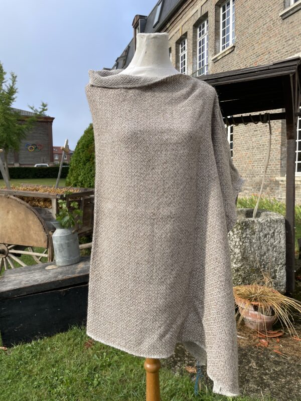 Poncho alpaga et laine
