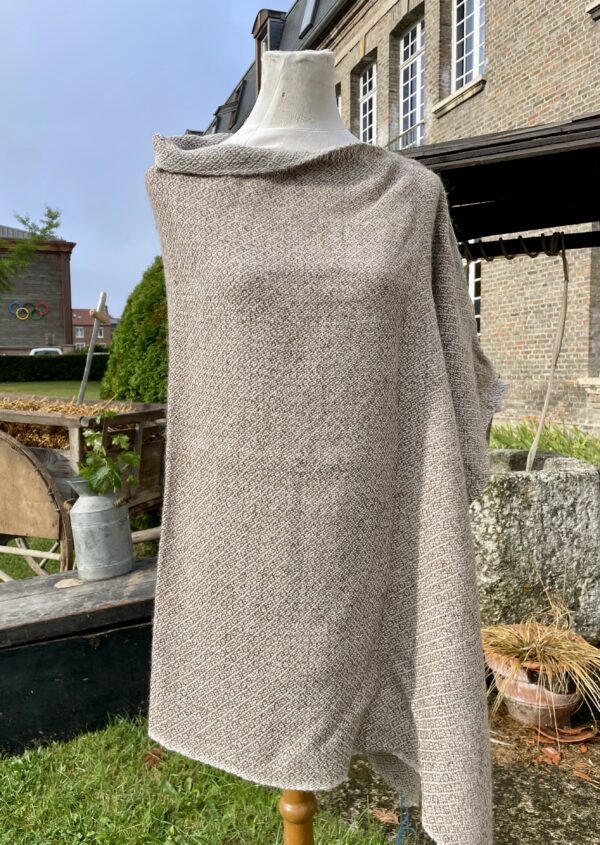 Poncho alpaga et laine