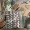 Coussin tissé main