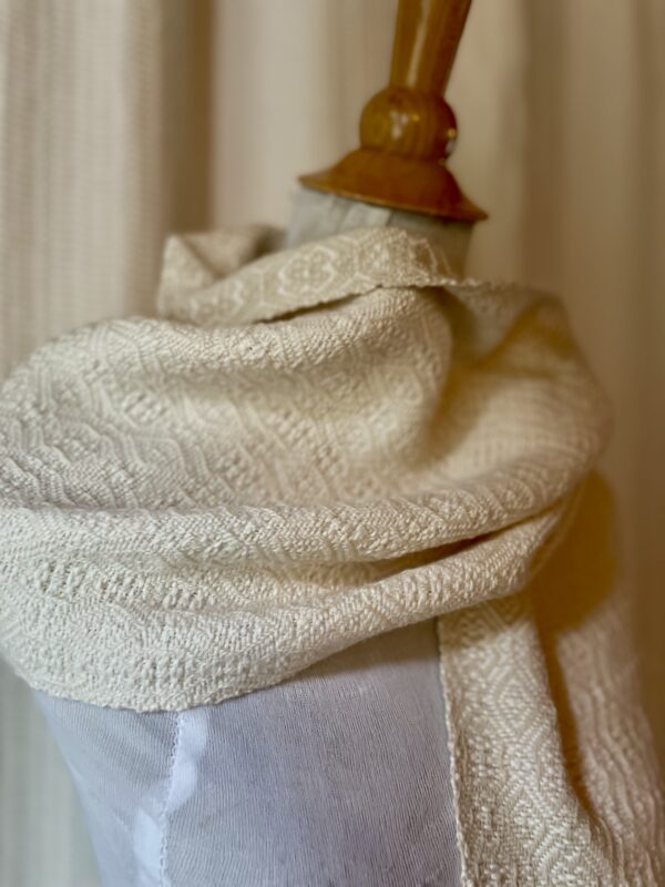 Echarpe en laine et angora